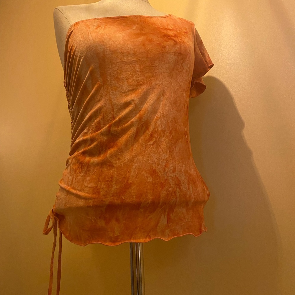 Tie-Dye Women's Top Peach 🍑 color by Wet Seal - Picture 4 of 7